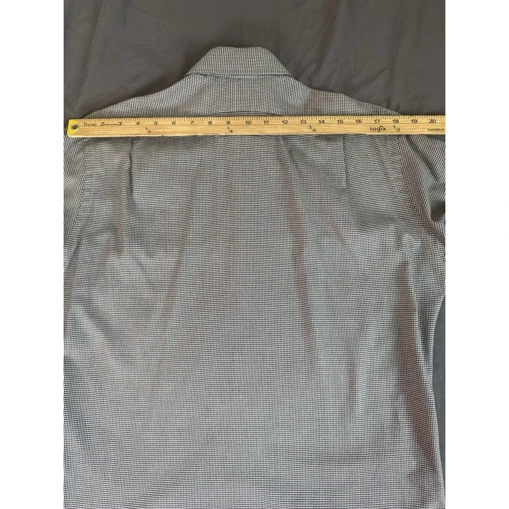 Polo Ralph Lauren Curham Classic Fit Men's Small Black‎ White Houndstooth L/S